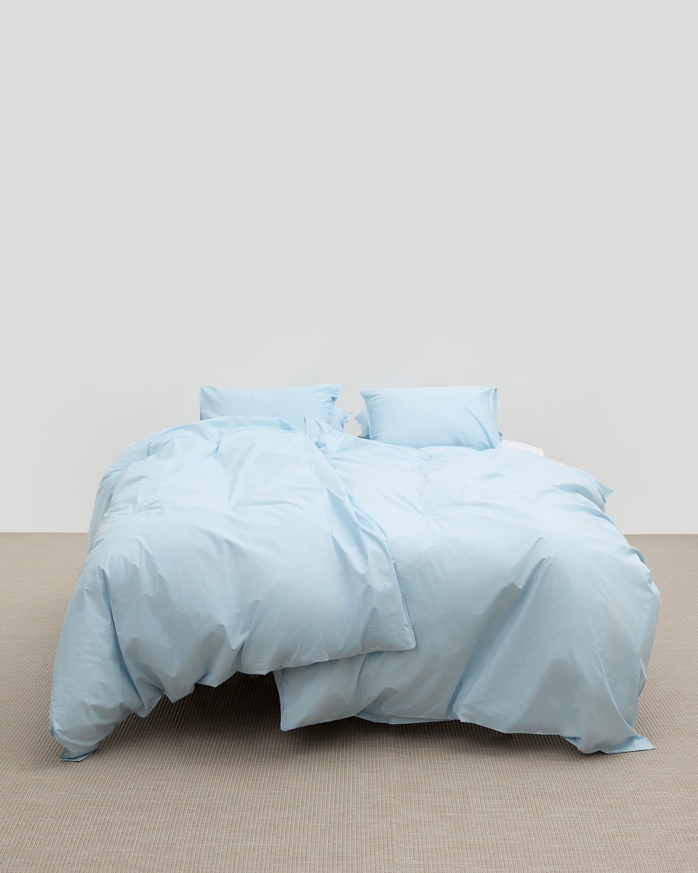 Pussilakanasetti Nejd - Ice Blue ryhmässä Lakanat / Pussilakanat @ A L V A (1183)