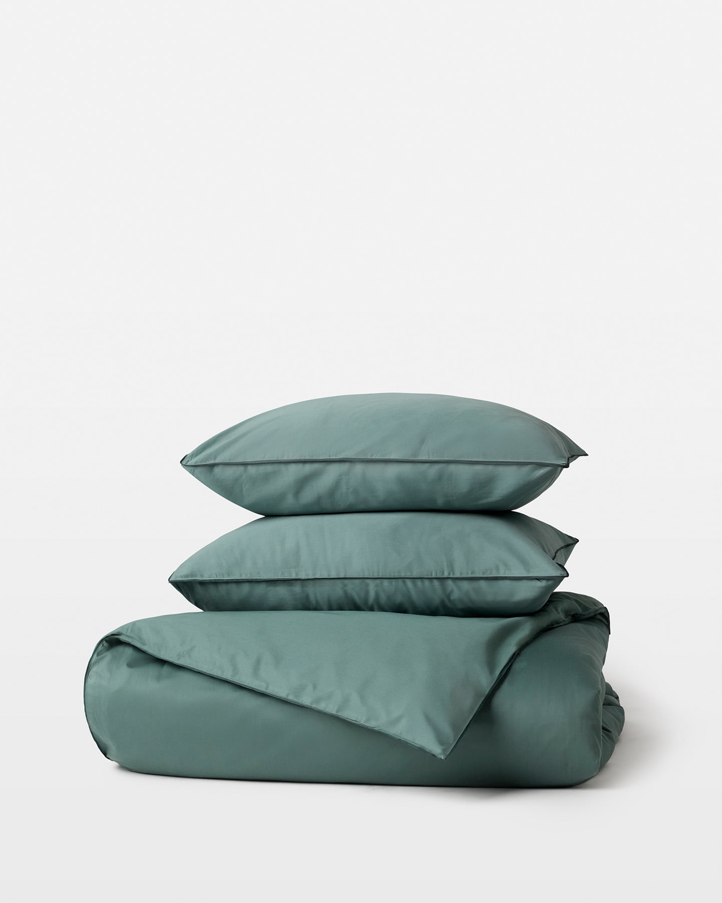 Pussilakanasetti Strimma - Washed Bottle Green