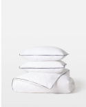 Pussilakanasetti Strimma - Cloud White