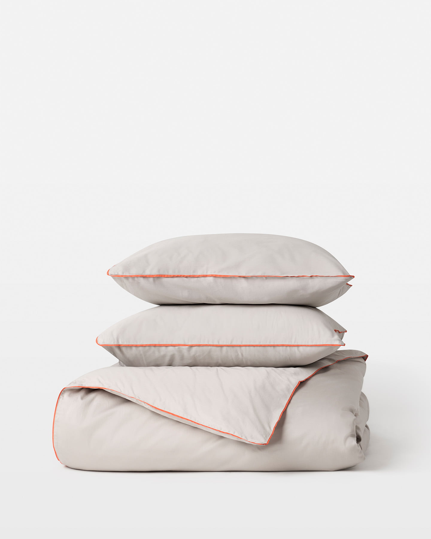 Pussilakanasetti Strimma - Concrete Grey