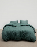 Pussilakanasetti Strimma - Washed Bottle Green