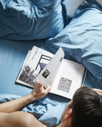 Muotoonommeltu lakana North Sea Blue Muotoonommeltu lakana North Sea Blue