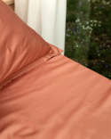 Muotoonommeltu lakana Pink Terracottay