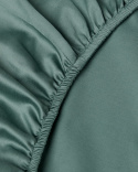 Muotoonommeltu lakana Washed Bottle Green