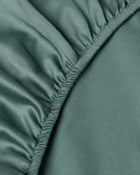 Muotoonommeltu lakana Washed Bottle Green Muotoonommeltu lakana Washed Bottle Green