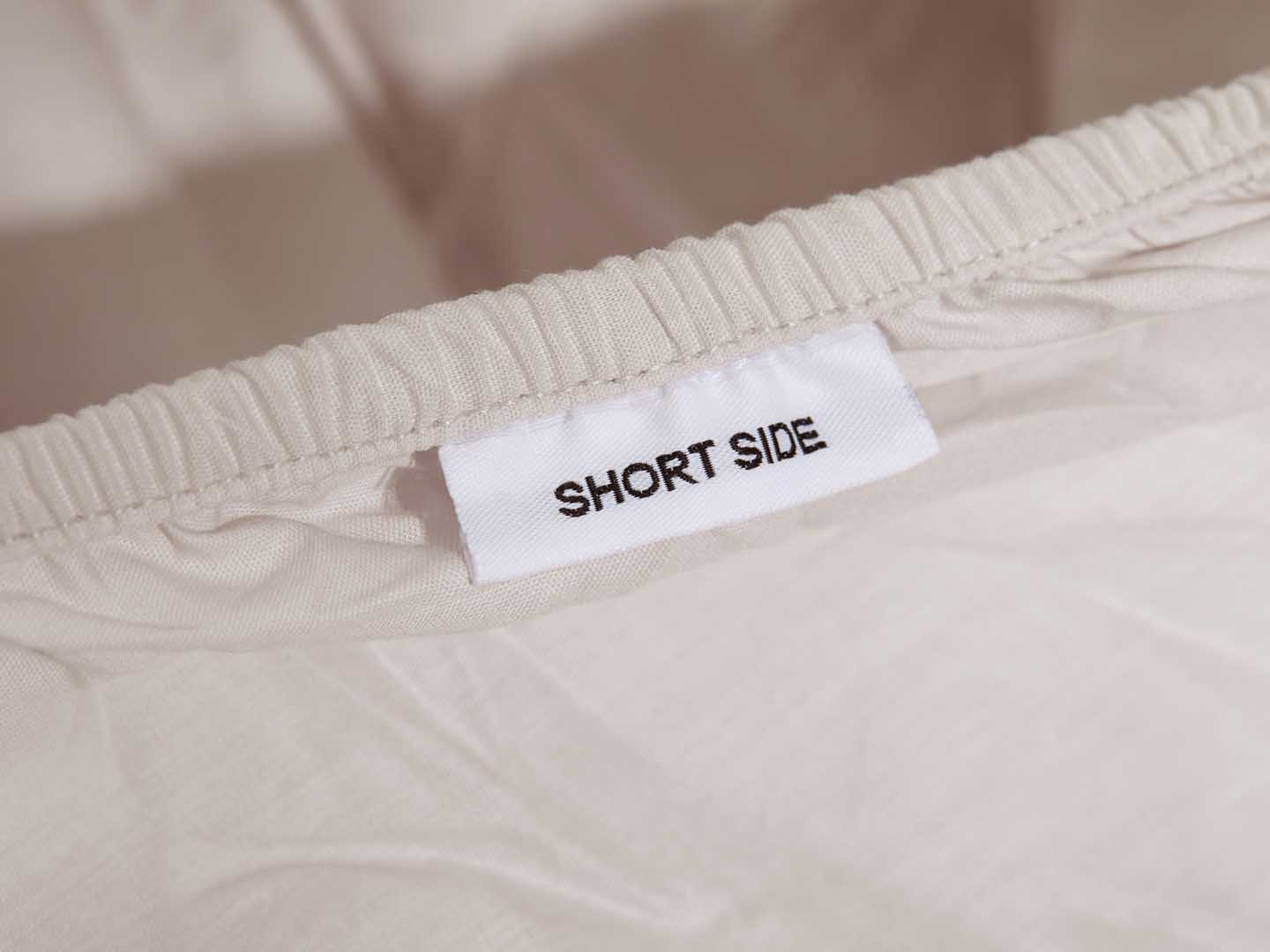 Muotoonommeltu lakana Seashell Beige