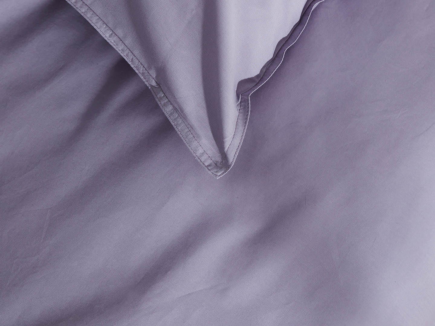 Muotoonommeltu lakana Nejd Percale - Dusty Lilac