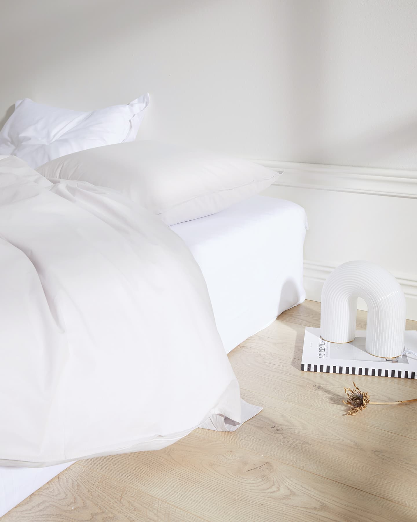 Pussilakanasetti Nejd - Pearl Grey