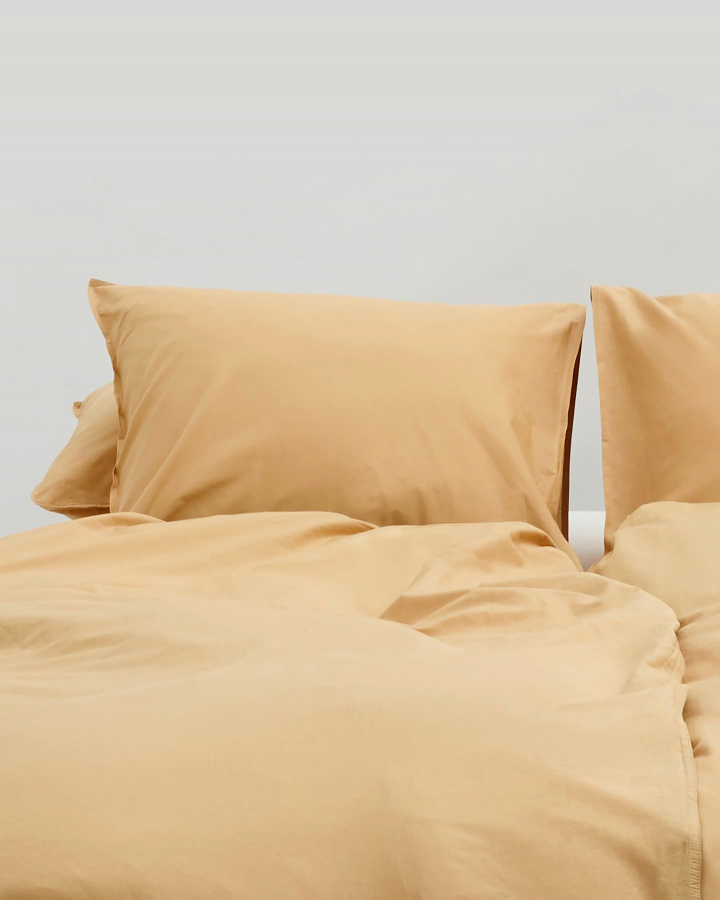Tyynyliina Nejd Percale - Desert Sand ryhmässä Lakanat / Tyynyliinat @ A L V A (1148)