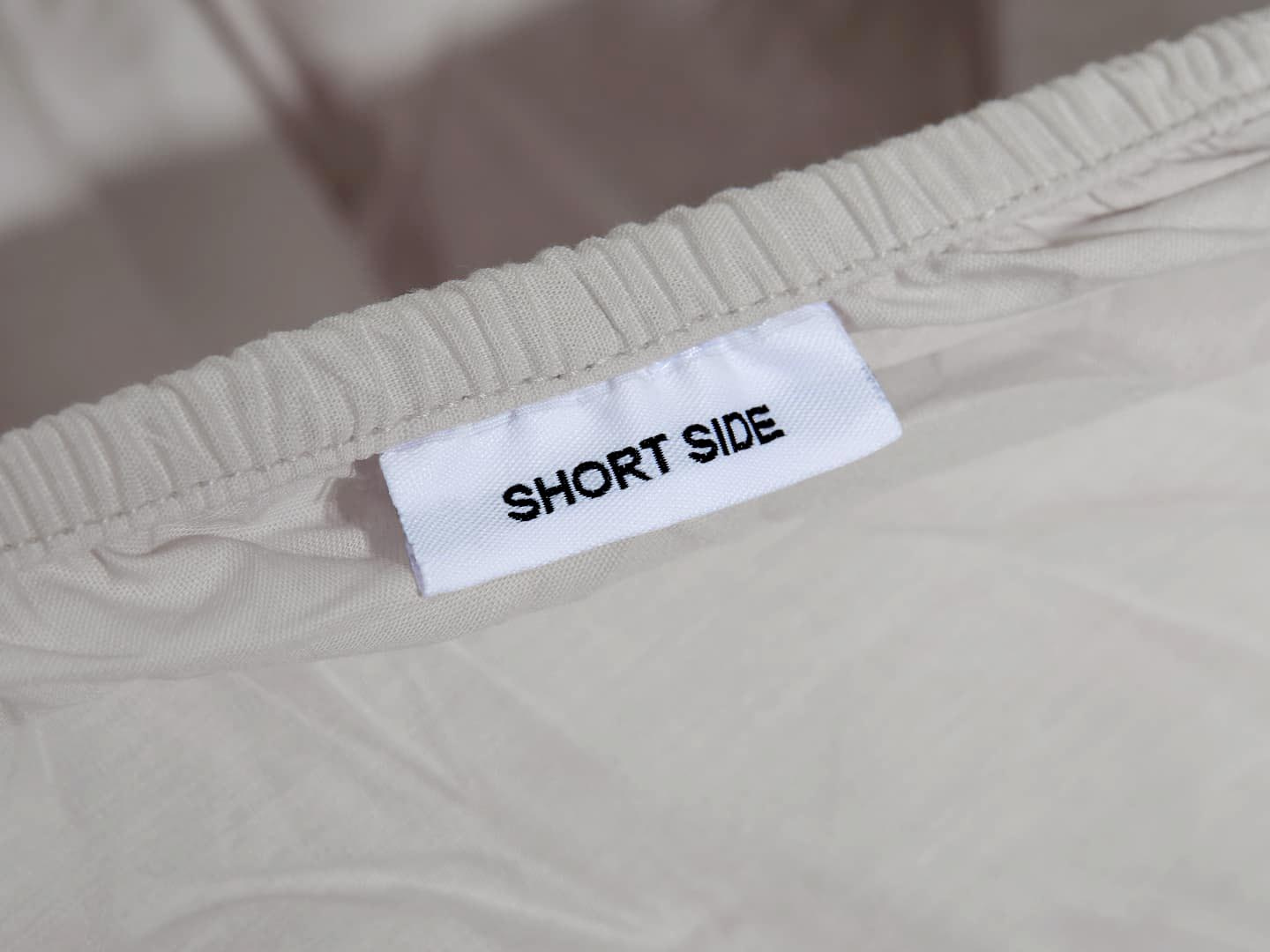 Muotoonommeltu lakana Nejd Percale - Khaki Grey