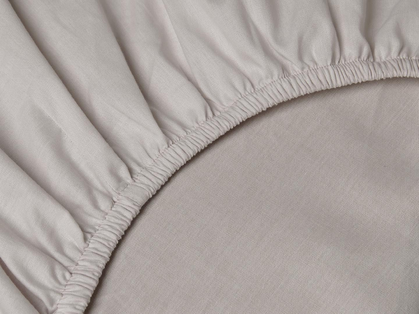 Muotoonommeltu lakana Nejd Percale - Khaki Grey