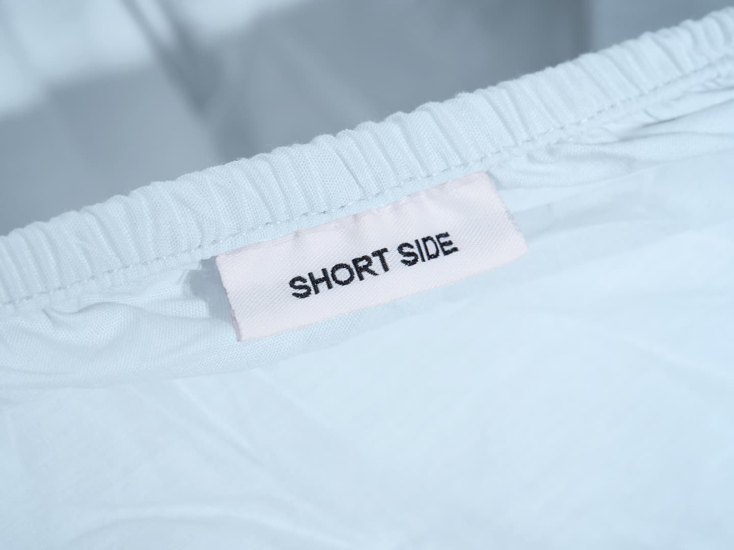 Muotoonommeltu lakana Nejd Percale - Ice Blue