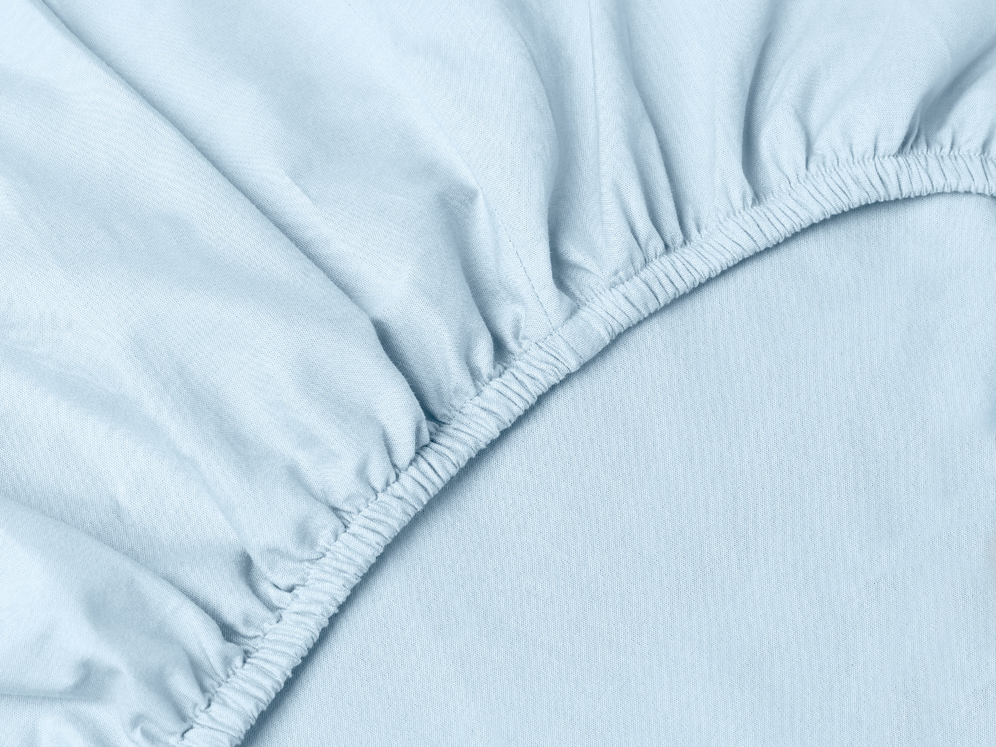 Muotoonommeltu lakana Nejd Percale - Ice Blue