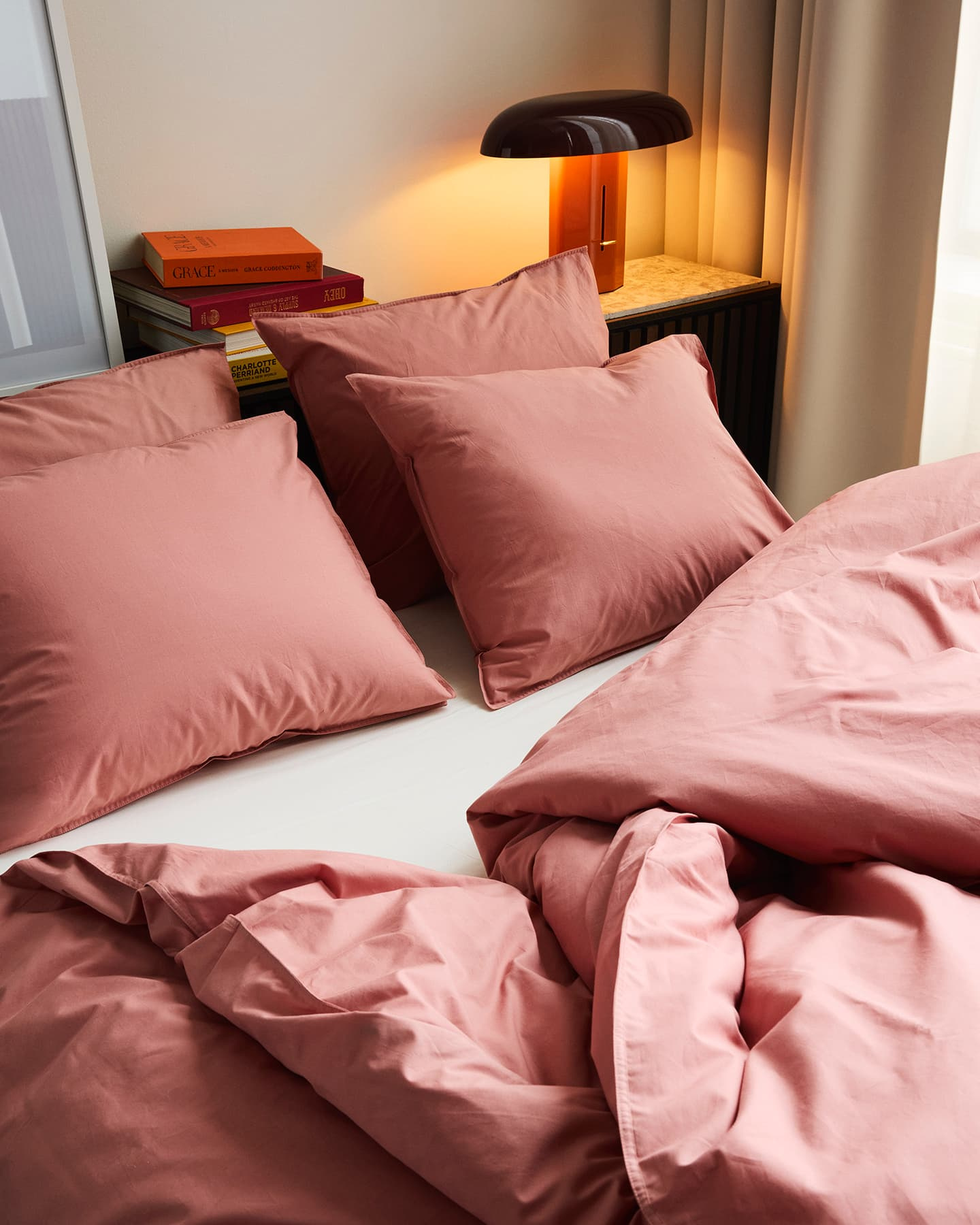 Tyynyliina Nejd Percale - Ash Rose
