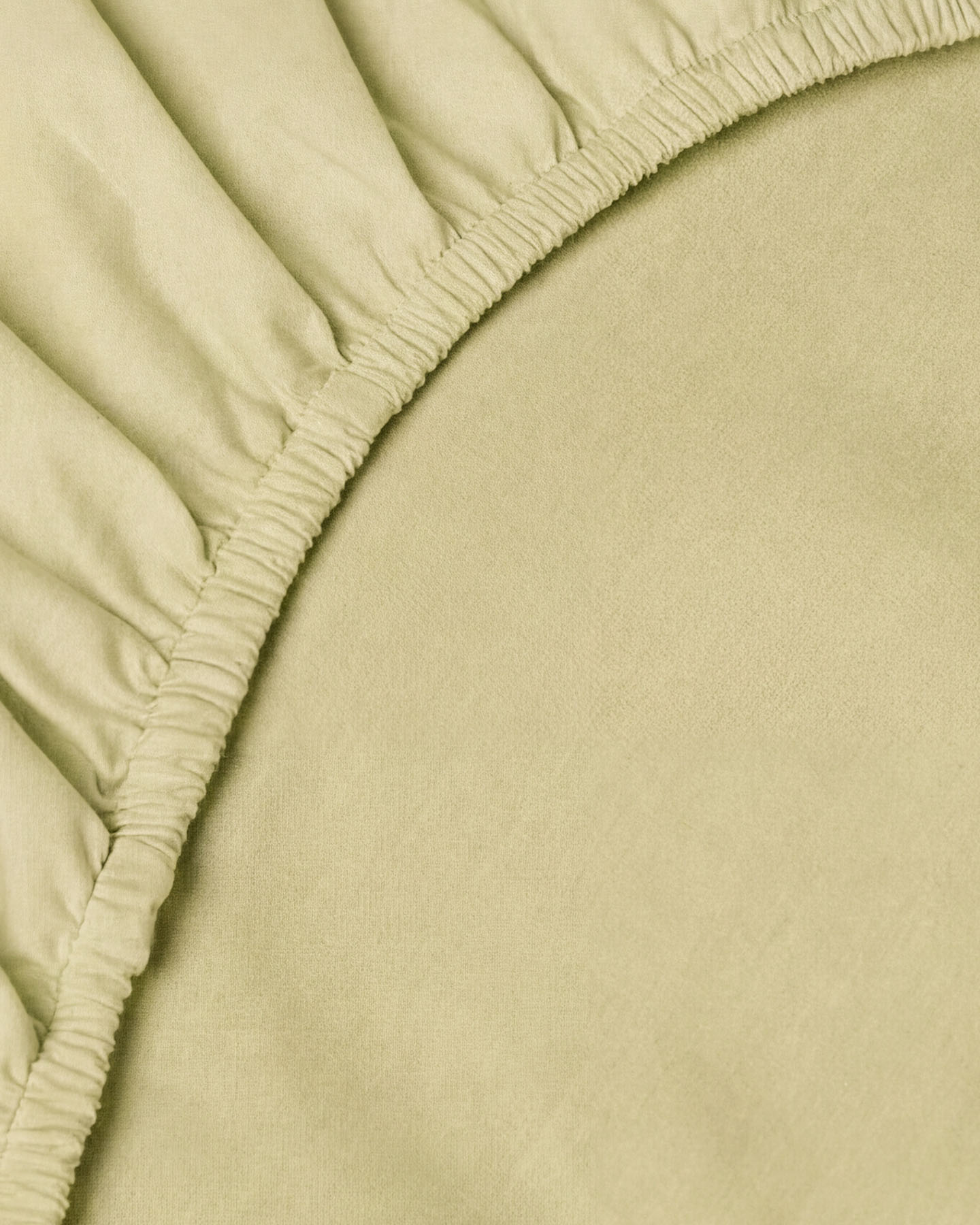 Muotoonommeltu lakana Nejd Percale - Meadow Green
