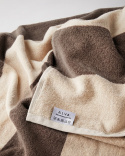 Rantapyyhe Vinda - Seashell Beige / Deep Taupe